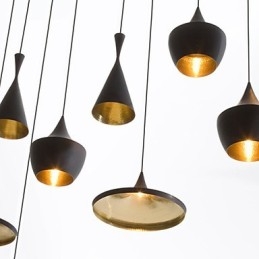 Mini-tyylinen maalaus metalliriippuvalaisin