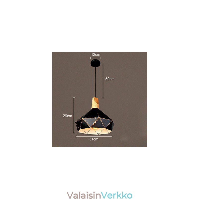 Retro klassiset metalliset kattovalot Yksinkertaiset riippuvalaisimet Cafe-riippuvalaisimet