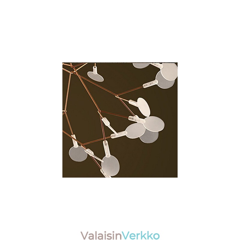 Country Designers antiikki messinki-metallikattokruunu