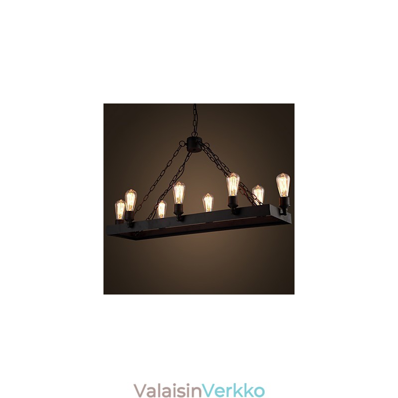 Moderni Retro Loft Kattokruunu American Country Kattokruunu Creative Industrial Cafe Lamp Lights