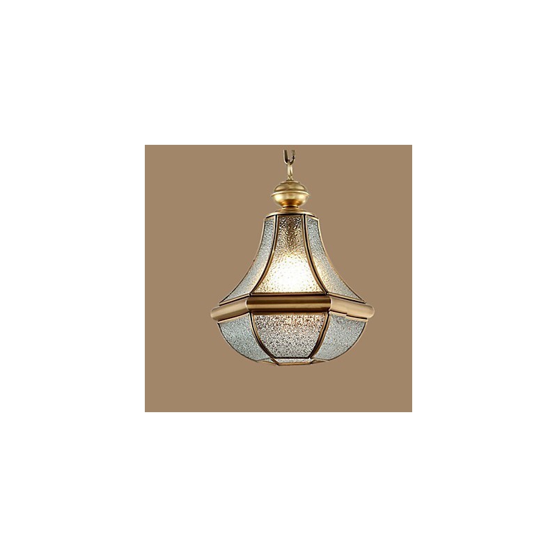 American Country Small Pendant kaikki kuparinen yksittäinen lasi