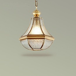 American Country Small Pendant kaikki kuparinen yksittäinen lasi