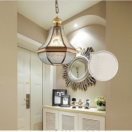 American Country Small Pendant kaikki kuparinen yksittäinen lasi