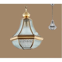 American Country Small Pendant kaikki kuparinen yksittäinen lasi