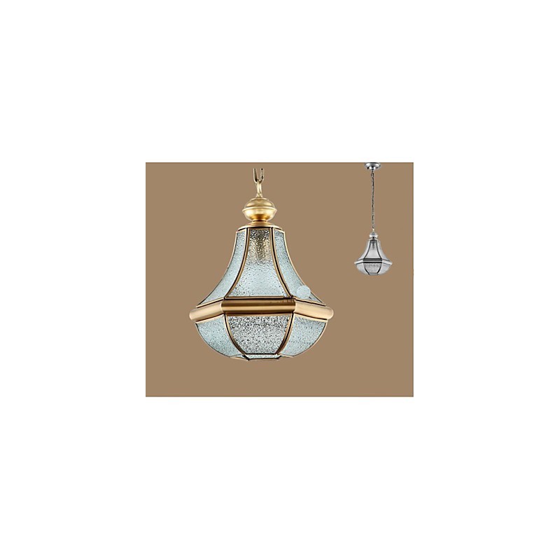 American Country Small Pendant kaikki kuparinen yksittäinen lasi