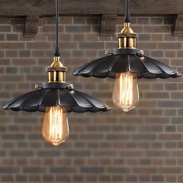 Retro klassinen eurooppalaistyylinen riippuvalaisin Light Metal Art pistorasia