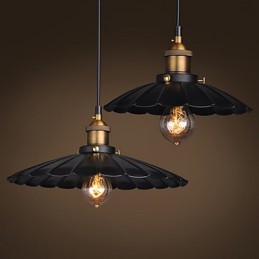 Retro klassinen eurooppalaistyylinen riippuvalaisin Light Metal Art pistorasia