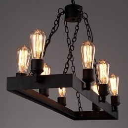 Moderni Retro Loft Kattokruunu American Country Kattokruunu Creative Industrial Cafe Lamp Lights