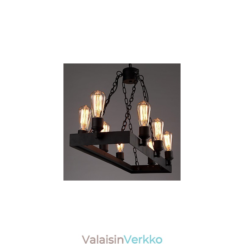 Moderni Retro Loft Kattokruunu American Country Kattokruunu Creative Industrial Cafe Lamp Lights