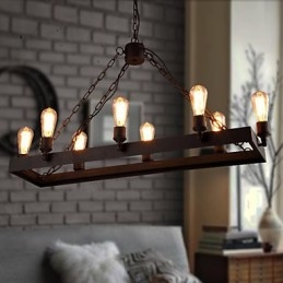 Moderni Retro Loft Kattokruunu American Country Kattokruunu Creative Industrial Cafe Lamp Lights