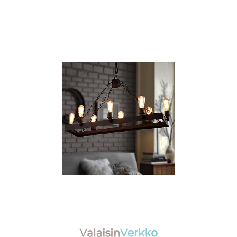Moderni Retro Loft Kattokruunu American Country Kattokruunu Creative Industrial Cafe Lamp Lights