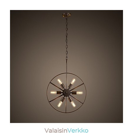 Retro klassiset metalliset kattovalot Yksinkertaiset riippuvalaisimet Cafe-riippuvalaisimet