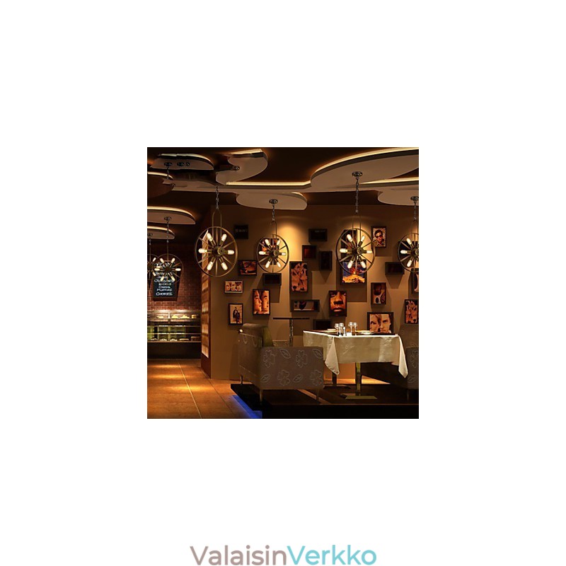 Retro klassiset metalliset kattovalot Yksinkertaiset riippuvalaisimet Cafe-riippuvalaisimet