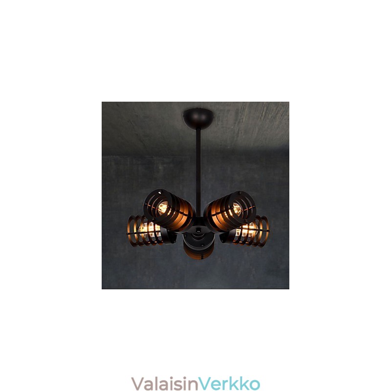 Retro klassiset metalliset kattovalot Yksinkertaiset riippuvalaisimet Cafe-riippuvalaisimet