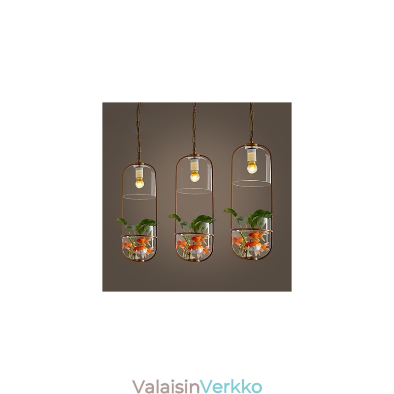 Moderni ja nykyaikainen koristeellinen kattovalaisin (ei sisällä kasveja