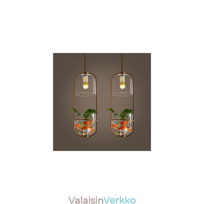 Moderni ja nykyaikainen koristeellinen kattovalaisin (ei sisällä kasveja