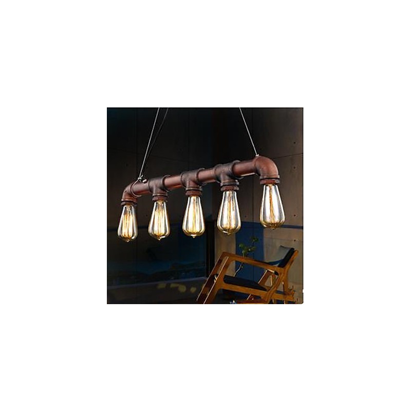 American Country Industrial Porch Loft Conduit Droplight