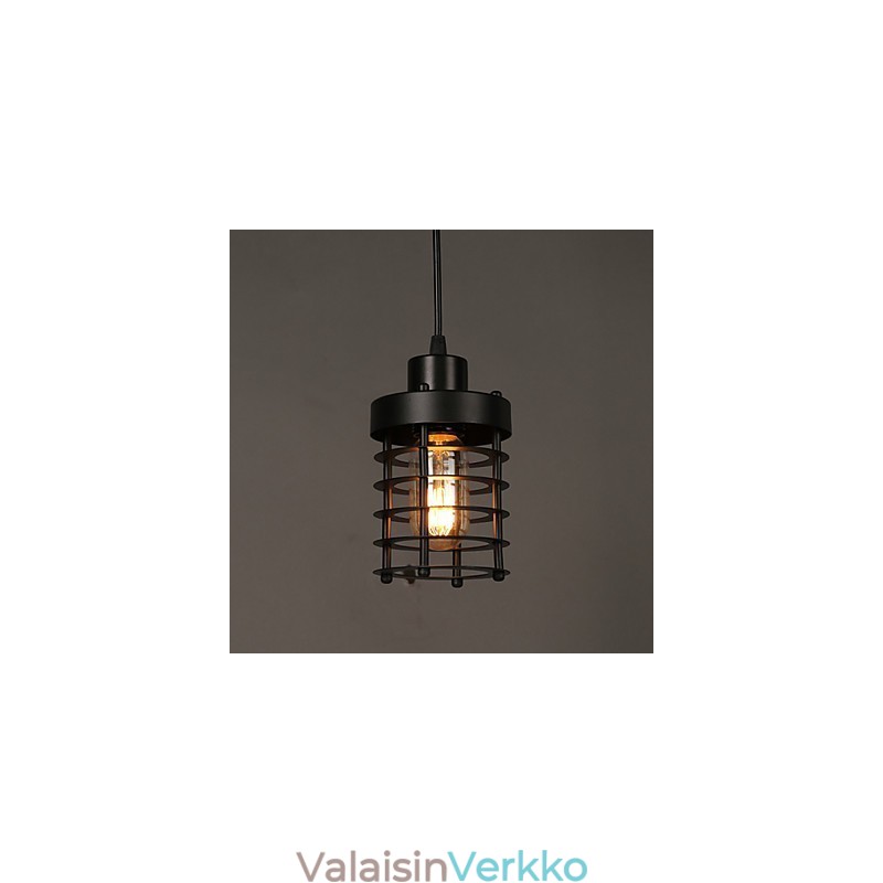 Retro ympyrä yhden otsalamppujen ja lyhtyjen hahmotaidetta kattokruunulamppu