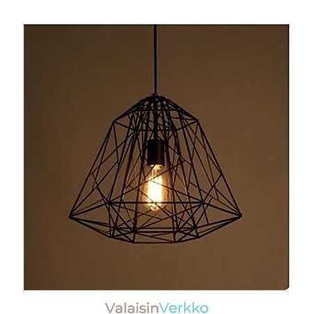Retro pieni istuva takorautainen timanttiriippuvalaisin Retro pieni istuva takorautainen timanttiriippuvalaisin
