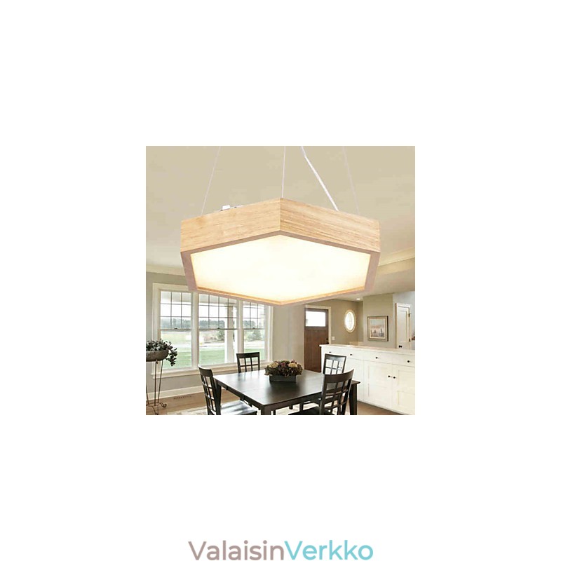 Moderni Contemporary Country Mini Style Muut Puu Bambu riippuvalaisin